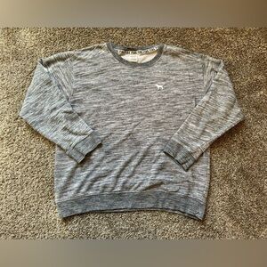 Victoria’s Secret Pink Gray Dog Logo Long Sleeve T-Shirt L